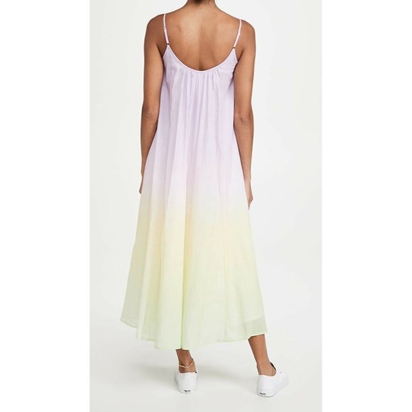 Olivia Rubin Aurora Dress Pastel Ombre Maxi Straps Revolve US 0 NWT $258 - Picture 5 of 9